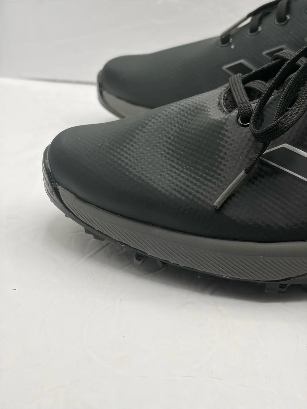Adidas ZG23 Mens Pro Golf Shoes Cleats Spikes, Black Gray Size 10